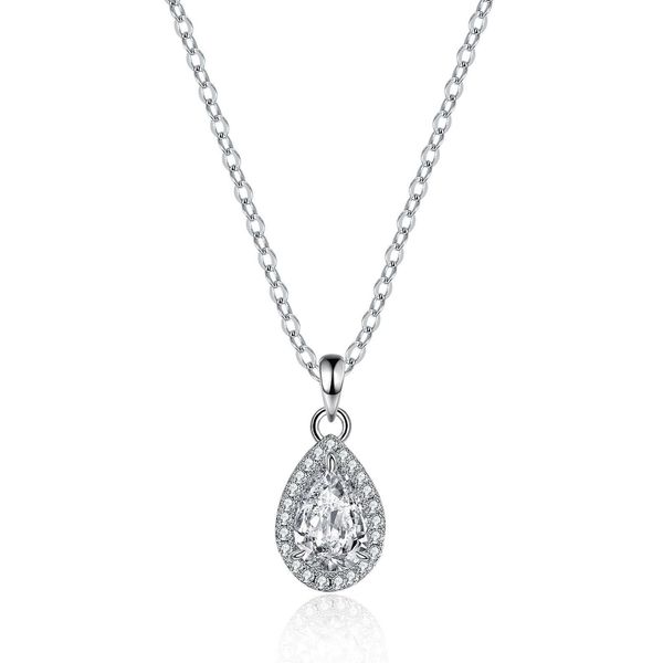 pendant necklace for women s925 sterling silver necklace droplet moissanite pendant collar chain girl's sweater chain, Black
pendant necklace for women s925 sterling silver necklace droplet moissanite pendant collar chain girl's sweater chain, Black