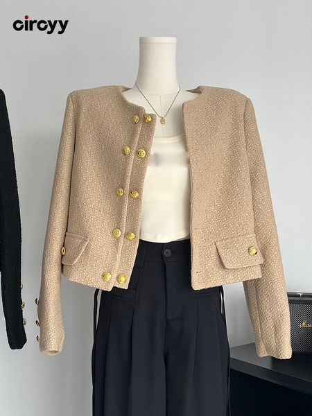 womens jackets circyy for women korean fall long sleeve double breasted oneck loose jacket fashion thicken warm cropped coats 230726, Black;brown
womens jackets circyy for women korean fall long sleeve double breasted oneck loose jacket fashion thicken warm cropped coats 230726, Black;brown