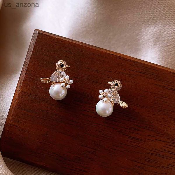 new fashion little bird earrings for women girl exquisite elegant pearl small stud earring stylish jewelry personality gift l230620, Golden;silver
new fashion little bird earrings for women girl exquisite elegant pearl small stud earring stylish jewelry personality gift l230620, Golden;silver