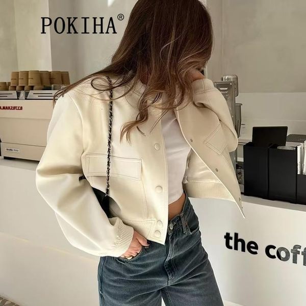 womens jackets pokiha fashion woman bomber jacket for women spring autumn female long sleeve coats ladies big pockets outerwear 230726, Black;brown
womens jackets pokiha fashion woman bomber jacket for women spring autumn female long sleeve coats ladies big pockets outerwear 230726, Black;brown