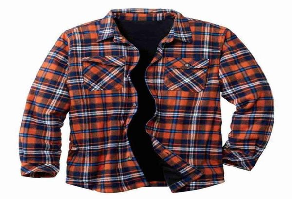 men039s casual shirts warm sherpa lined fleece plaid flannel shirt jacket camisa masculina fashion gentlemen chemise homme coat5104954, White;black
men039s casual shirts warm sherpa lined fleece plaid flannel shirt jacket camisa masculina fashion gentlemen chemise homme coat5104954, White;black