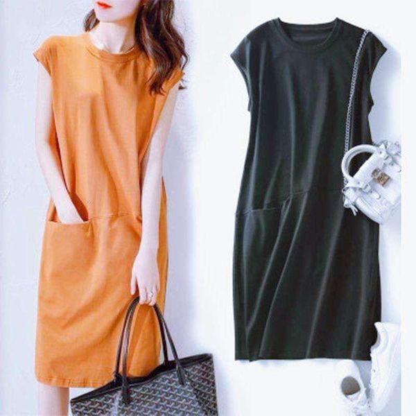 summer fashion loose slimming pure color t shirt dress womens korean version of the long fairy, Black;gray
summer fashion loose slimming pure color t shirt dress womens korean version of the long fairy, Black;gray