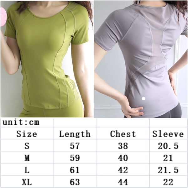 ll-c028 womens yoga outfit short sleeve tshirt sports shirts running excerise summer gym fitness trainer girls silm jogging sportswear close
ll-c028 womens yoga outfit short sleeve tshirt sports shirts running excerise summer gym fitness trainer girls silm jogging sportswear close
