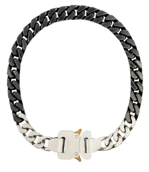 ins 1017 alyx 9sm necklace ceramic stitching titanium steel buckle cuban chain hiphop tide1239500, Silver
ins 1017 alyx 9sm necklace ceramic stitching titanium steel buckle cuban chain hiphop tide1239500, Silver