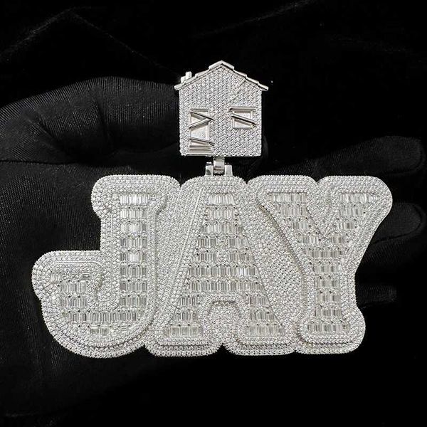iced out custom name vvs baguette moissanite pendant s925 sterling silver men diamond letter necklace hiphop jewelry
iced out custom name vvs baguette moissanite pendant s925 sterling silver men diamond letter necklace hiphop jewelry