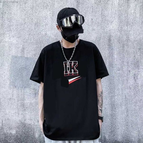 summer cotton t-shirt print short sleeve men womens creative t shirts oversize streetwear tees n-4, White;black
summer cotton t-shirt print short sleeve men womens creative t shirts oversize streetwear tees n-4, White;black
