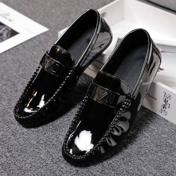 dress shoes casual men glossy luxury brand slip on formal loafers moccasins italian black male driving flat breathable 230726
dress shoes casual men glossy luxury brand slip on formal loafers moccasins italian black male driving flat breathable 230726