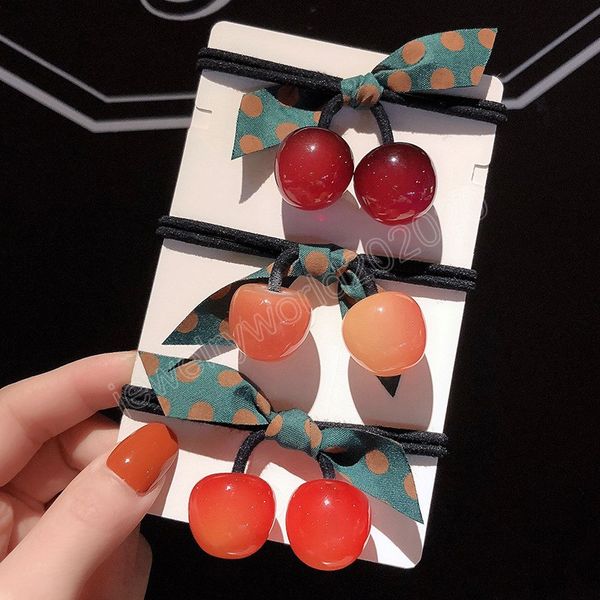 cute cherry pendant elastic rubber band bowknot ribbon hair rope for women girls ponytail rope headwear fashion hair accessories
cute cherry pendant elastic rubber band bowknot ribbon hair rope for women girls ponytail rope headwear fashion hair accessories