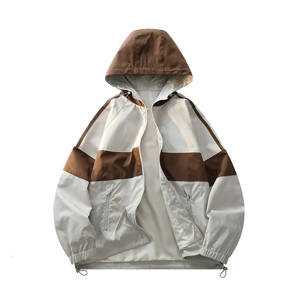mens jackets men spring autumn tooling jacket hooded technical coat windproof black patchwork harajuku vintage fashion outdoor zipper 230725, Black;brown
mens jackets men spring autumn tooling jacket hooded technical coat windproof black patchwork harajuku vintage fashion outdoor zipper 230725, Black;brown