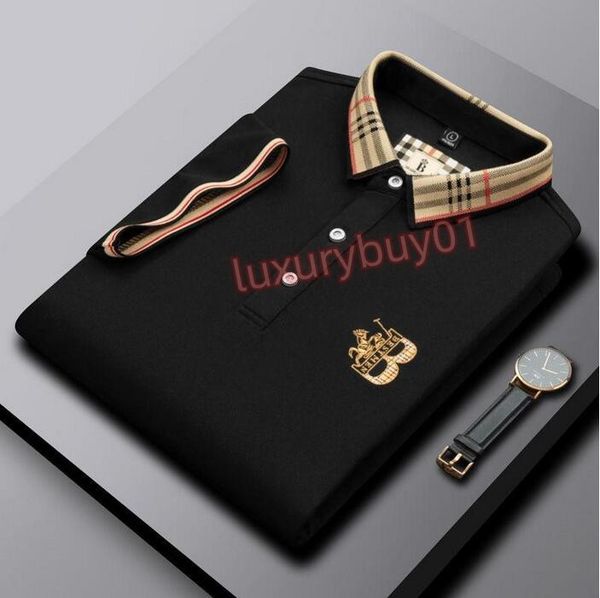high end embroidered short sleeved cotton polo shirt men s t shirt korean fashion clothing summer luxury top, White;black
high end embroidered short sleeved cotton polo shirt men s t shirt korean fashion clothing summer luxury top, White;black