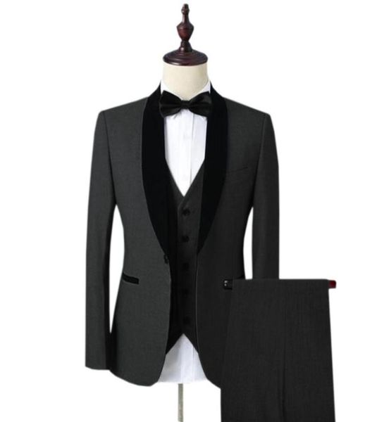new arrival one button black groom tuxedos shawl lapel men wedding party groomsmen 3 pieces suits jacketpantsvesttie k1647473282, Black;gray
new arrival one button black groom tuxedos shawl lapel men wedding party groomsmen 3 pieces suits jacketpantsvesttie k1647473282, Black;gray