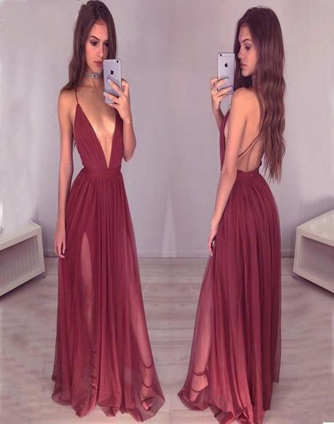 dee v neck backless burgundy prom dresses 2019 spaghetti straps wine red split long evening gowns special occasion dres6862976, Black
dee v neck backless burgundy prom dresses 2019 spaghetti straps wine red split long evening gowns special occasion dres6862976, Black