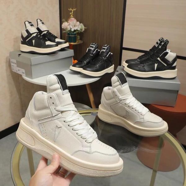 designer fashion rick platform high shoes ro minimalist style genuine leather lace up men women owens casual shoes boots sneakers 35-45, Black
designer fashion rick platform high shoes ro minimalist style genuine leather lace up men women owens casual shoes boots sneakers 35-45, Black