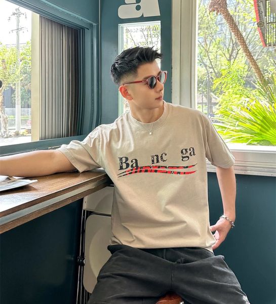 paris 2023 fashion summer men women t-shirt luxury designer tees letter brand t shirt casual clothes bb short sleeve balenciga, White
paris 2023 fashion summer men women t-shirt luxury designer tees letter brand t shirt casual clothes bb short sleeve balenciga, White