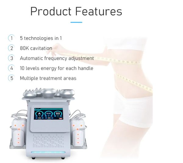 6 in 1 shape cavitation machine rf radio frequency 80k ultrasound vacuum cavitation loss weight face lift massage beauty equipment at salon
6 in 1 shape cavitation machine rf radio frequency 80k ultrasound vacuum cavitation loss weight face lift massage beauty equipment at salon