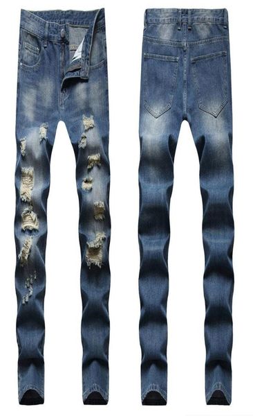 men ripped slim fit jeans hole destroyed skinny straight leg washed frayed motocycle denim pants stretch biker men039s distress7811760, Blue
men ripped slim fit jeans hole destroyed skinny straight leg washed frayed motocycle denim pants stretch biker men039s distress7811760, Blue