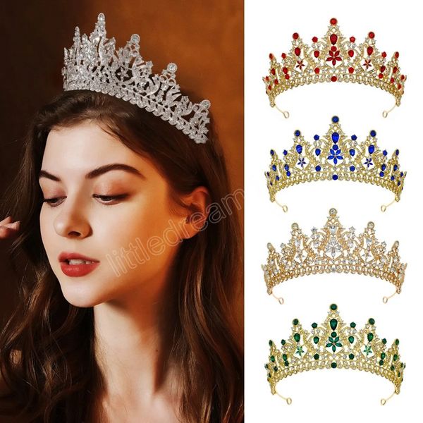 luxury crystal crown hair accessories tiara for women party blue green rhinestone bridal crown hair jewelry, White;golden
luxury crystal crown hair accessories tiara for women party blue green rhinestone bridal crown hair jewelry, White;golden