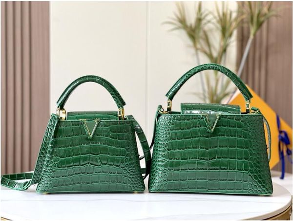 capucines handbag tote bag women crossbody shoulder bags genuine leather removable strap gold hardware crocodile pattern lady handbags purse
capucines handbag tote bag women crossbody shoulder bags genuine leather removable strap gold hardware crocodile pattern lady handbags purse