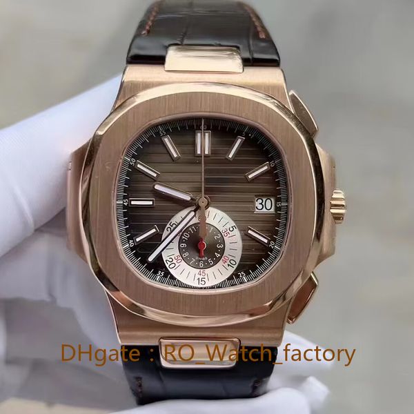 mens watches 40mm 5980r brown dial rose gold case automatic movement no chronograph leather strap transparent back men's sport wristwat, Slivery;brown
mens watches 40mm 5980r brown dial rose gold case automatic movement no chronograph leather strap transparent back men's sport wristwat, Slivery;brown
