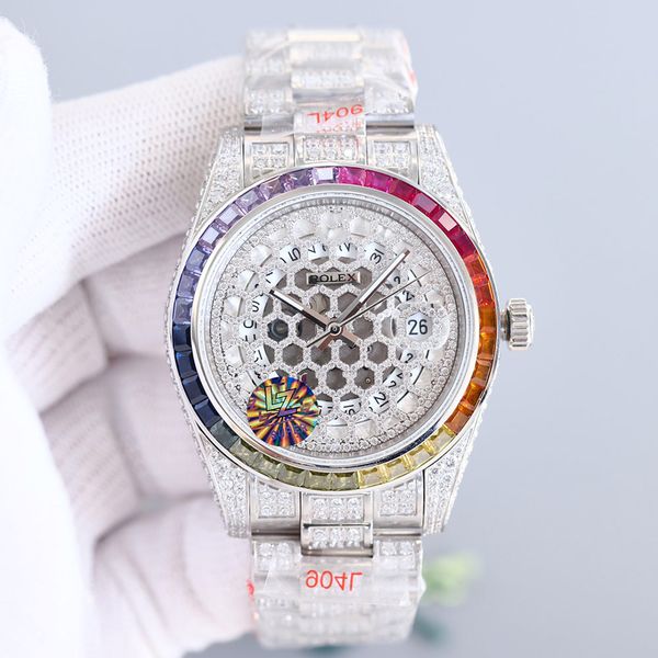 hollow diamond inlay watch mens automatic mechanical 3255 movement watches 41mm with diamond-studded steel bracelet sapphire waterproof mont, Slivery;brown
hollow diamond inlay watch mens automatic mechanical 3255 movement watches 41mm with diamond-studded steel bracelet sapphire waterproof mont, Slivery;brown