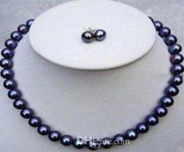fashion beaded necklaces 89mm south sea black pearl necklace 18 inch 925 silver clasp earrings9781261
fashion beaded necklaces 89mm south sea black pearl necklace 18 inch 925 silver clasp earrings9781261