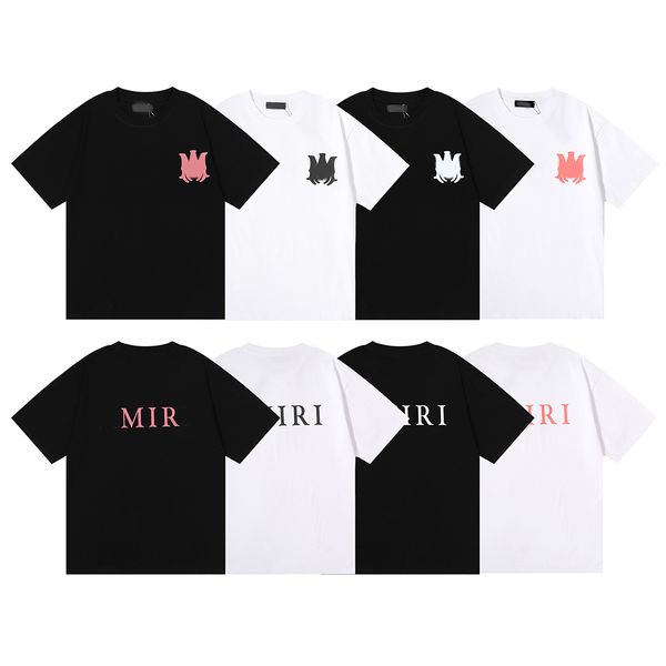 designer ri simple print casual loose double yarn pure cotton round neck short sleeve t-shirt for men and women, White
designer ri simple print casual loose double yarn pure cotton round neck short sleeve t-shirt for men and women, White