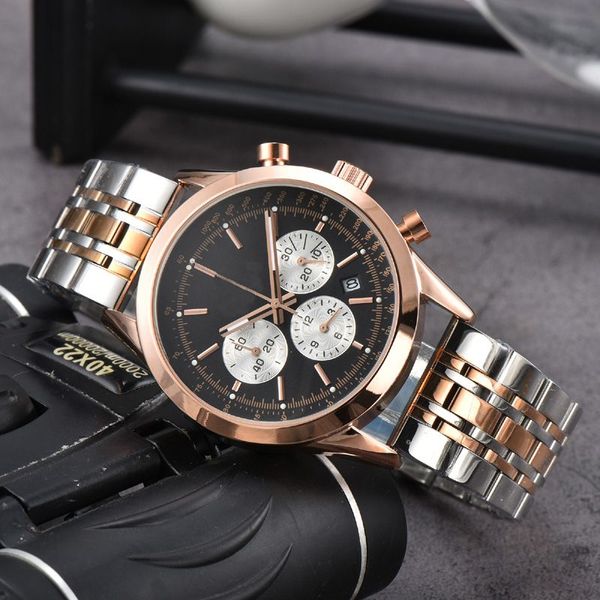 2023 new mens watch quartz luxury navitimer b01 dial brand chronograph belt steel strap wristwatch 02, Slivery;golden
2023 new mens watch quartz luxury navitimer b01 dial brand chronograph belt steel strap wristwatch 02, Slivery;golden