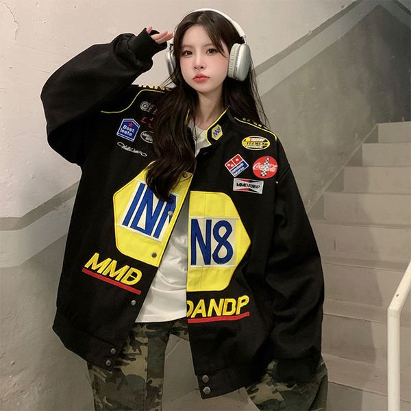 womens jackets american retro letter embroidered coat men y2k street hip hop trend baseball uniform couple casual loose jacket 230726, Black;brown
womens jackets american retro letter embroidered coat men y2k street hip hop trend baseball uniform couple casual loose jacket 230726, Black;brown