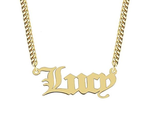 custom name necklaces for women mother039s day nameplate pendant with cuban chain year necklace old english font design gold st3114688, Silver
custom name necklaces for women mother039s day nameplate pendant with cuban chain year necklace old english font design gold st3114688, Silver