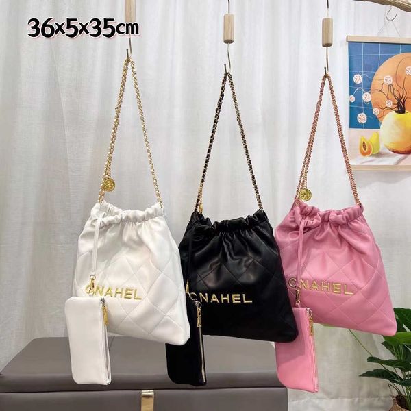 new xiaoxiang shopping bag 22bag soft leather large capacity chain lingge bucket shoulder bag garbage bag tote bag
new xiaoxiang shopping bag 22bag soft leather large capacity chain lingge bucket shoulder bag garbage bag tote bag