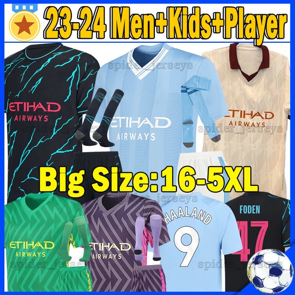 4xl 5xl 9#haaland 2023 2024 soccer jerseys de bruyne 22 23 kovacic foden grealish rodrigo cities football shirts joao cancelo fans player ve, Black;yellow
4xl 5xl 9#haaland 2023 2024 soccer jerseys de bruyne 22 23 kovacic foden grealish rodrigo cities football shirts joao cancelo fans player ve, Black;yellow