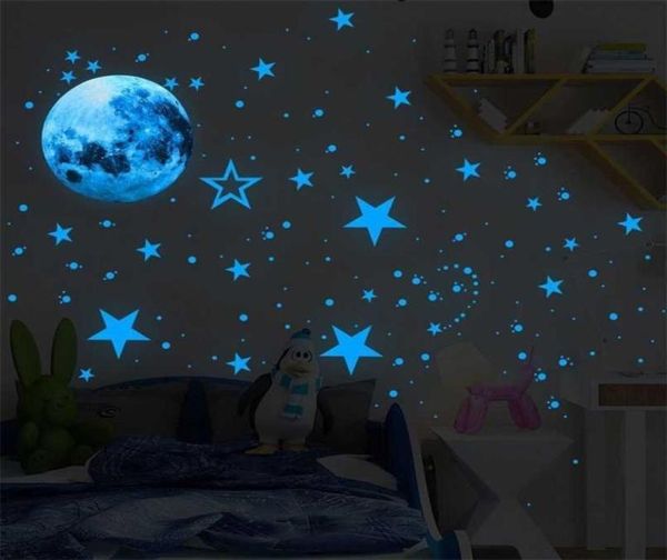 435 pcsset luminous moon stars dots wall sticker kids room bedroom living room home decoration decals glow in the dark stickers 21019682
435 pcsset luminous moon stars dots wall sticker kids room bedroom living room home decoration decals glow in the dark stickers 21019682