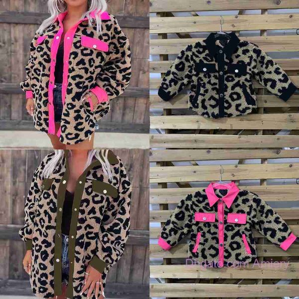 new 2023 autumn winter women kids jacket leisure plush clothes coat girls women's leopard pattern jackets cardigans coats, Black;brown
new 2023 autumn winter women kids jacket leisure plush clothes coat girls women's leopard pattern jackets cardigans coats, Black;brown