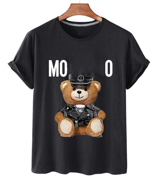 women's t-shirt women's summer eller mos family bear printed round neck short sleeved t-shirt, White
women's t-shirt women's summer eller mos family bear printed round neck short sleeved t-shirt, White