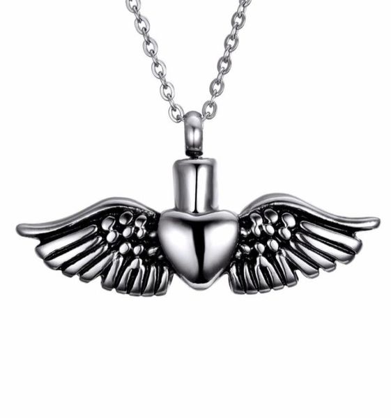 stainless steel angel wings heart shape pendants cremation urn pendant ashes urn necklaces letter pendant keepsake memorial ash ur2100776, Silver
stainless steel angel wings heart shape pendants cremation urn pendant ashes urn necklaces letter pendant keepsake memorial ash ur2100776, Silver