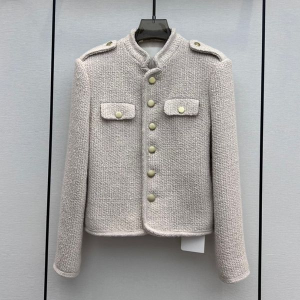 stand up collar long sleeve women solid color jacket luxury fashion new design coat winter outdoor comfort classic button clothes, Black;brown
stand up collar long sleeve women solid color jacket luxury fashion new design coat winter outdoor comfort classic button clothes, Black;brown