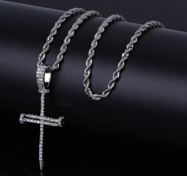 nail cross pendant gold silver copper material iced cz pendants necklace with chain fashion hip hop jewelry8402759
nail cross pendant gold silver copper material iced cz pendants necklace with chain fashion hip hop jewelry8402759