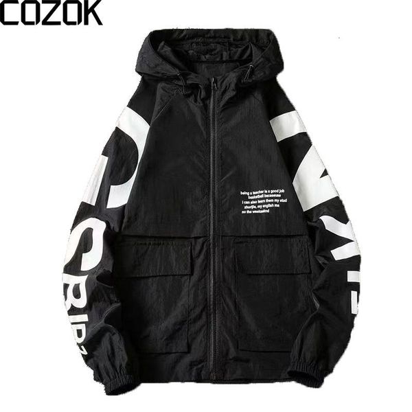 mens jackets thin hooded outdoor jacket men sunscreen sports windbreaker letter print coat autumn loose college spring summer 230726, Black;brown
mens jackets thin hooded outdoor jacket men sunscreen sports windbreaker letter print coat autumn loose college spring summer 230726, Black;brown