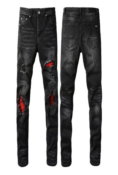 fashion brand am design mens jeans pencil pants amr black red trousers streetwear zipper pocket striped patch hole jean for men st7337387, Blue
fashion brand am design mens jeans pencil pants amr black red trousers streetwear zipper pocket striped patch hole jean for men st7337387, Blue