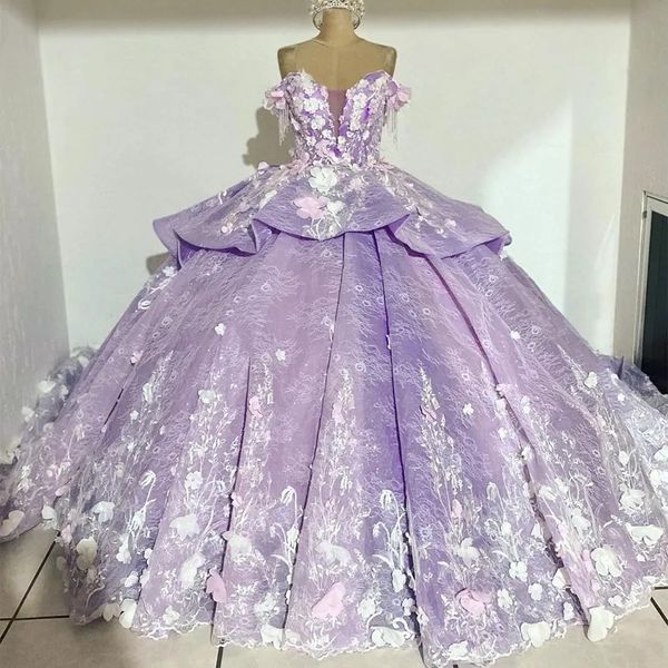luxury lace lilac quinceanera dresses beading 3dhandmade flowers formal birthday party prom corset vestidos de 15 anos, Blue;red
luxury lace lilac quinceanera dresses beading 3dhandmade flowers formal birthday party prom corset vestidos de 15 anos, Blue;red