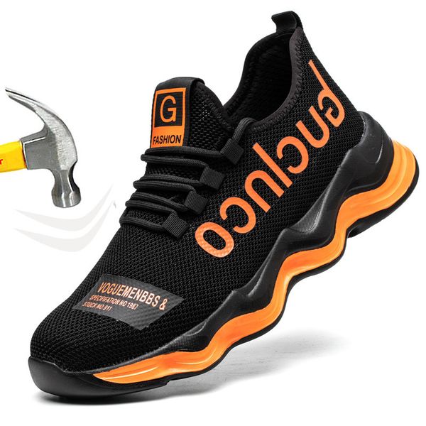 dress shoes work sneakers steel toe men safety punctureproof boots indestructible footwear security lightweight 230726, Black
dress shoes work sneakers steel toe men safety punctureproof boots indestructible footwear security lightweight 230726, Black