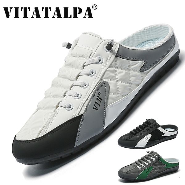 dress shoes fashion men style latsoled wild flatbottomed summer thin section baotou half slippers 230726, Black
dress shoes fashion men style latsoled wild flatbottomed summer thin section baotou half slippers 230726, Black
