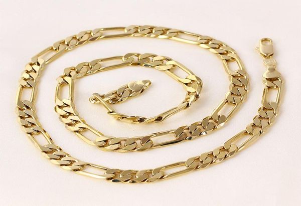 women or mens 24k real solid gold gf figaro chain necklace 8 mm links 60 cm curb gift case8963498, Silver
women or mens 24k real solid gold gf figaro chain necklace 8 mm links 60 cm curb gift case8963498, Silver