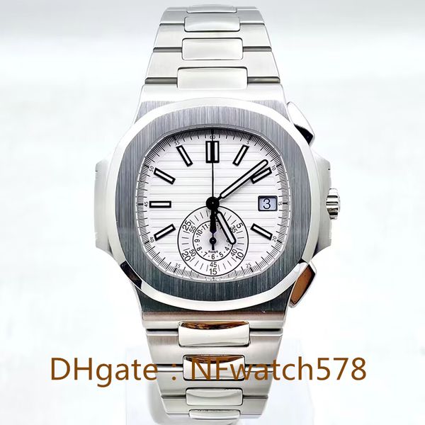mens watches 40mm 5980/1a nautilus silvery case automatic movement no chronograph strap transparent back men's sport wristwatches, Slivery;brown
mens watches 40mm 5980/1a nautilus silvery case automatic movement no chronograph strap transparent back men's sport wristwatches, Slivery;brown