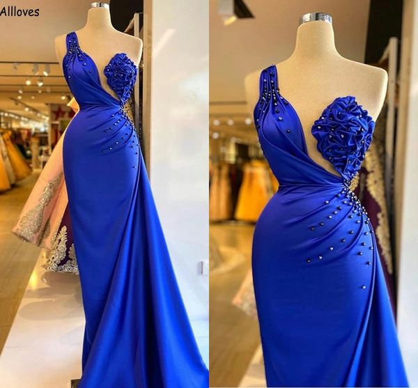royal blue elegant satin evening dresses arabic aso ebi one shoulder ruched beaded long prom party gowns red carpet fitted women special occ, Black;red
royal blue elegant satin evening dresses arabic aso ebi one shoulder ruched beaded long prom party gowns red carpet fitted women special occ, Black;red