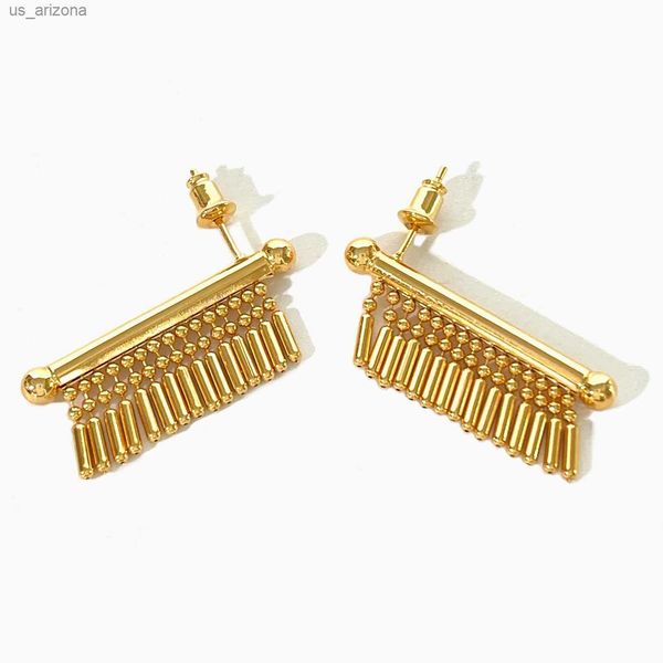 peri'sbox vintage solid gold silver plated long bar beaded fringe drop earrings for lady unique stylish party jewelry accessory l230620, Golden;silver
peri'sbox vintage solid gold silver plated long bar beaded fringe drop earrings for lady unique stylish party jewelry accessory l230620, Golden;silver