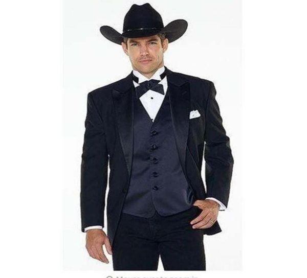 jakcetpantsvest notch lapel western cowboy style mens suit black groom wear tuxedos man wedding suits for men ym3463526, Black;gray
jakcetpantsvest notch lapel western cowboy style mens suit black groom wear tuxedos man wedding suits for men ym3463526, Black;gray