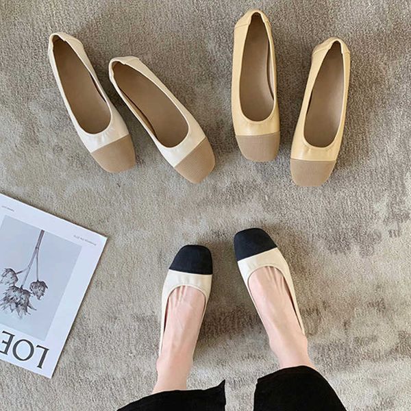 grape mother studiolee square head soft sole thick heel small fragrance color matching light mouth versatile flat sole shoes women's su, Black
grape mother studiolee square head soft sole thick heel small fragrance color matching light mouth versatile flat sole shoes women's su, Black