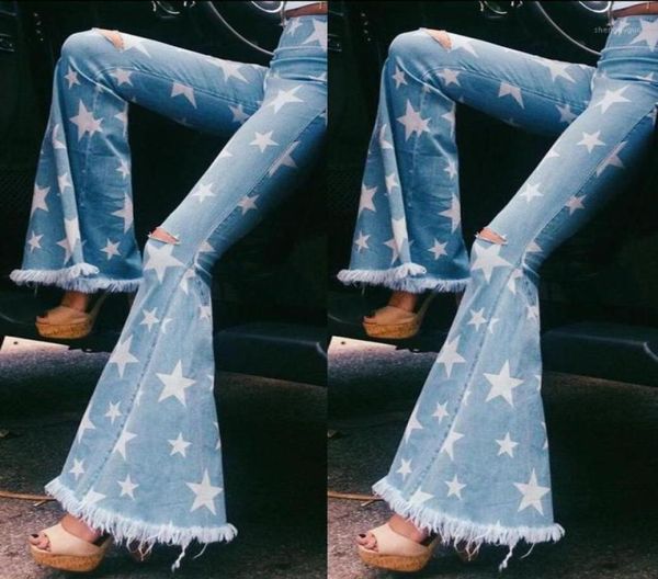 women039s jeans woman fashion skinny star shape printed with tassel stretchy denim high street bell bottoms vintage flare 9799192, Blue
women039s jeans woman fashion skinny star shape printed with tassel stretchy denim high street bell bottoms vintage flare 9799192, Blue