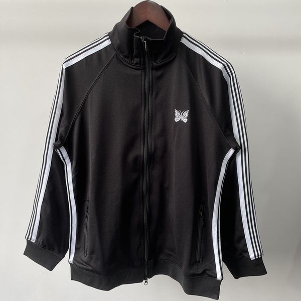 mens jackets needles x aipl cobranding cardigan jacket autumn limited chest butterfly embroidery ribbon sports zipper coat women 230725, Black;brown
mens jackets needles x aipl cobranding cardigan jacket autumn limited chest butterfly embroidery ribbon sports zipper coat women 230725, Black;brown